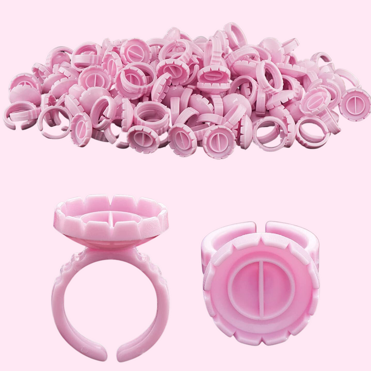 Flower cup glue rings