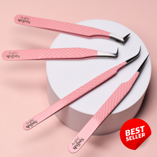 Fibre Tip Tweezers- Dusty Pink