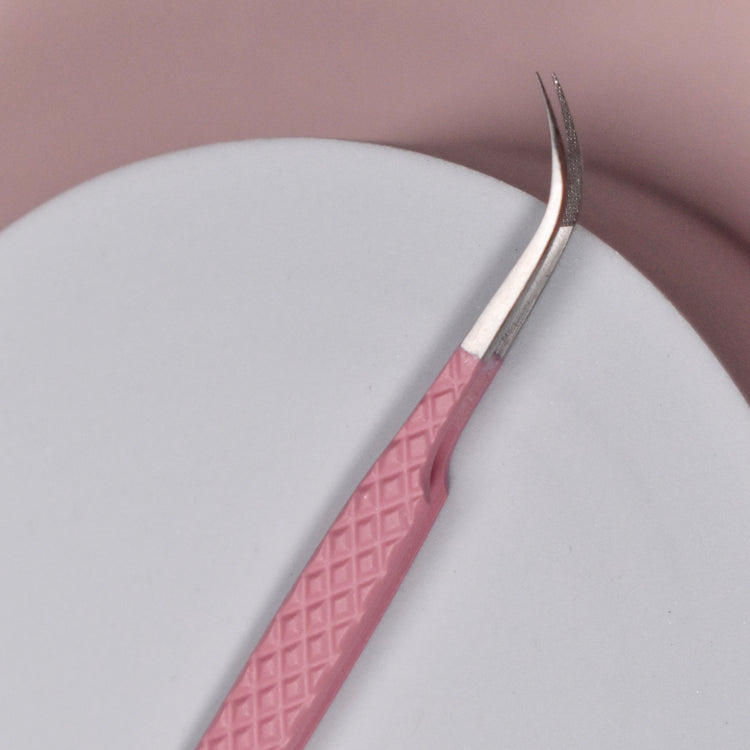 Fibre Tip Tweezers- Dusty Pink