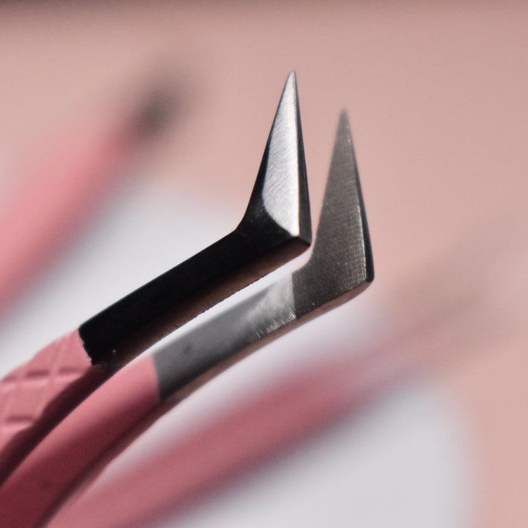 Fibre Tip Tweezers- Dusty Pink